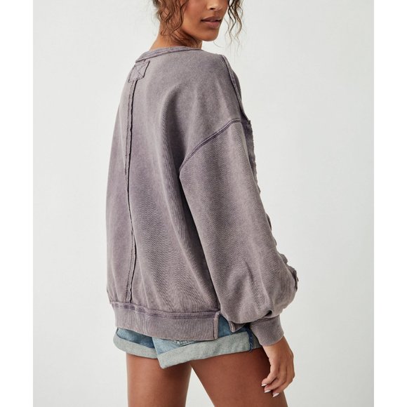 🎉LAST CHANCE🎉 FREE PEOPLE Take One Pullover / Moonscape - Picture 2 of 5